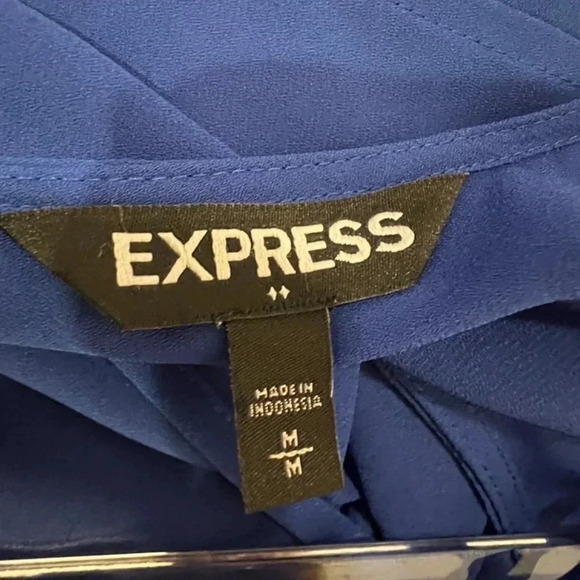 Express Size M Royal Blue No signs of wear like new, can be worn up or down. - Picture 5 of 7